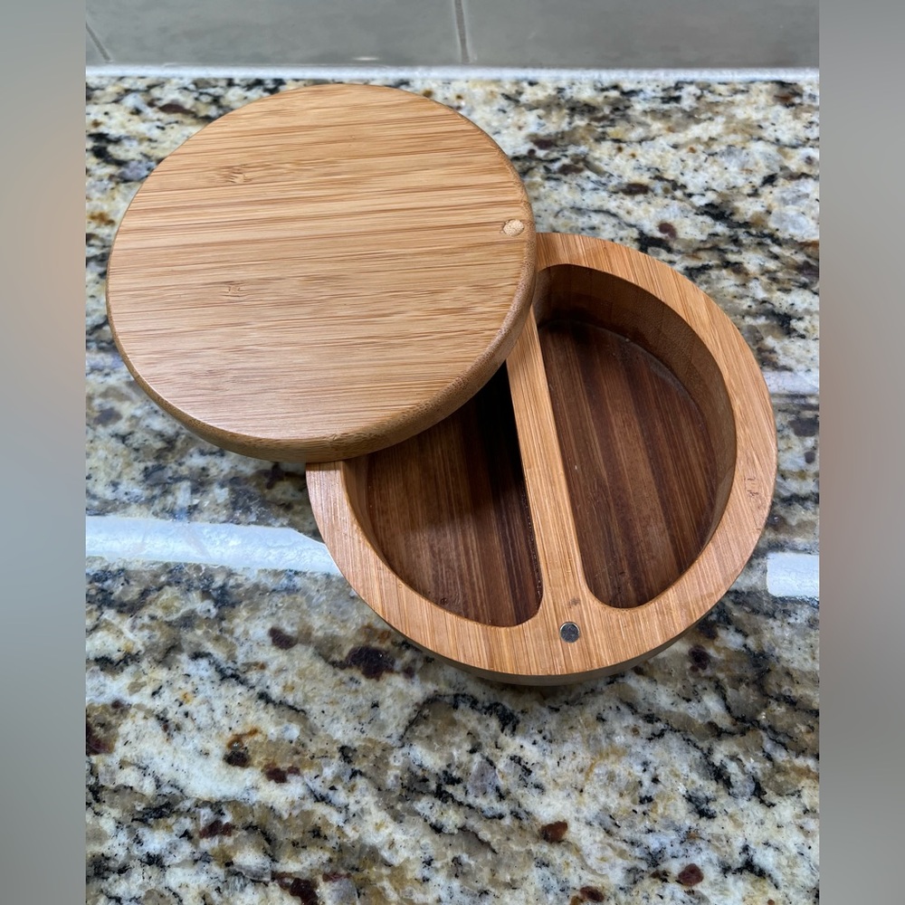 Totally Bamboo Salt Keeper Duet Bamboo Box